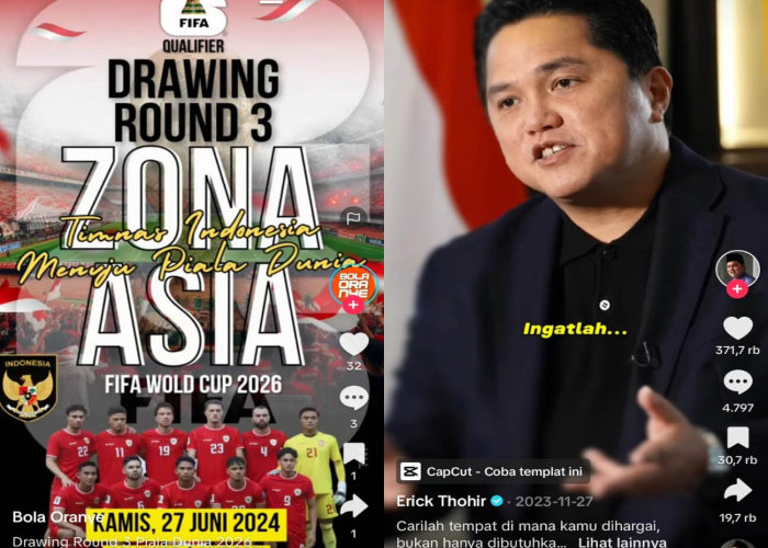 Inilah Hasil Drawing Ronde 3, Kualifikasi Piala Dunia 2026, Zona Asia, Ketua PSSI Erick Thohir ke Malaysia