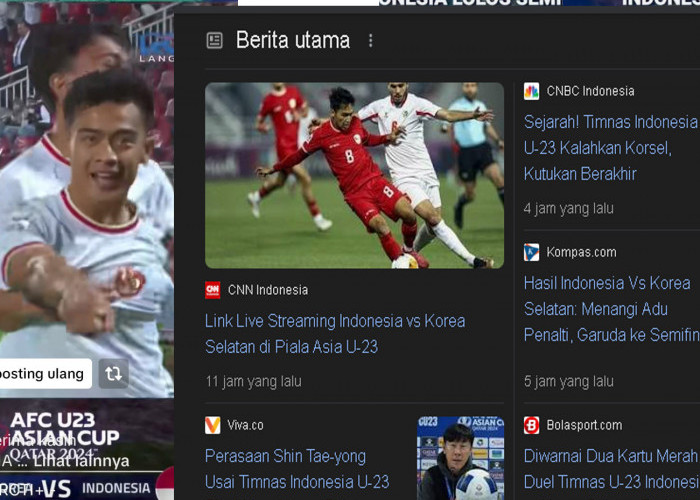 Dari Media Lokal hingga Nasional Indonesia Semangat Kembali Buat Berita Sepak Bola, Gara-gara Timnas U-23 Indo