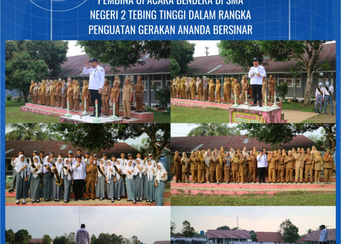 Kepala BNNK Empat Lawang Jadi Pembina Upacara di SMAN 2 Tebing Tinggi, Gaungkan Gerakan ANANDA BERSINAR
