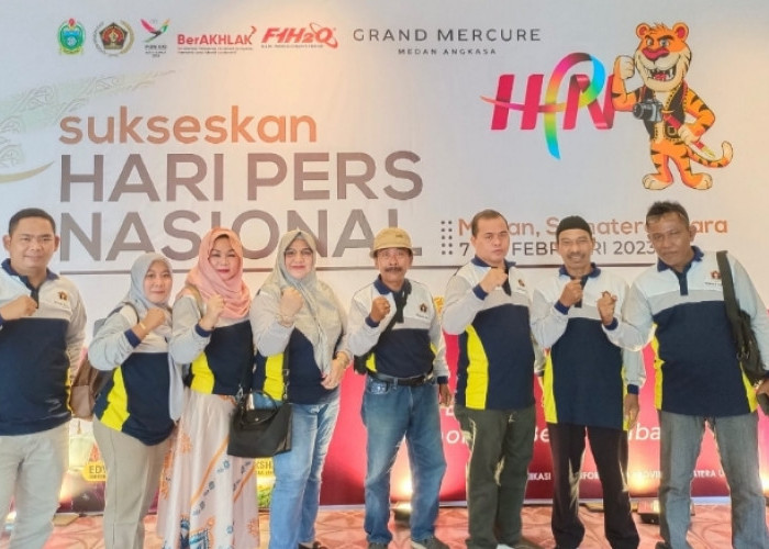 PWI Lahat Hadiri Hari Pers Nasional 2023 di Kota Medan Sumatera Utara, Dilepas Bupati Lahat Cik Ujang