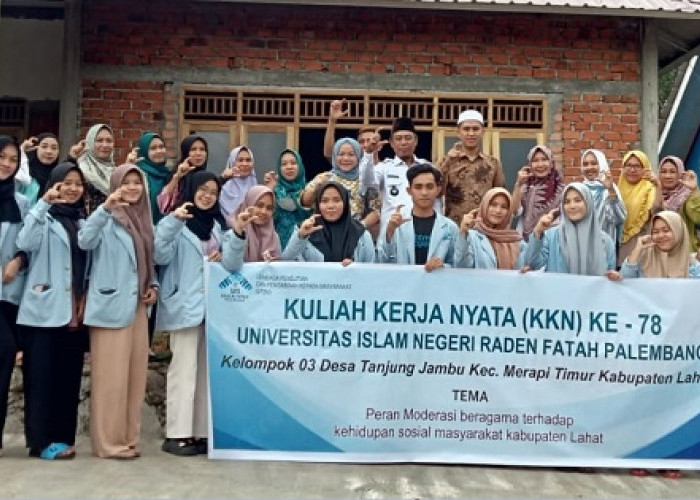 Desa Tanjung Jambu Terima 13 Mahasiswa KKN UIN Raden Fatah Palembang 