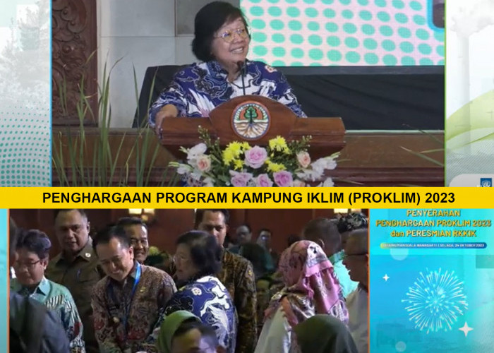 Ini Sepuluh Gubernur se Indonesia Terima Penghargaan Program Kampung Iklim (Proklim) 2023 dari KLHK
