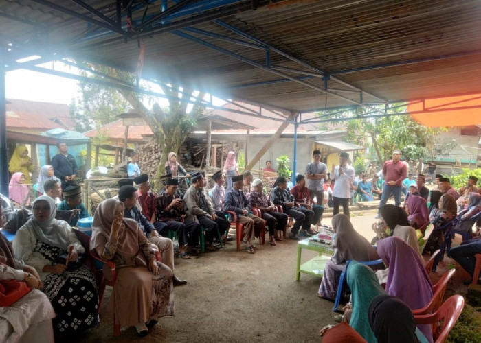 Ikut Pilkada Lahat 2024, YM Calon Bupati Lahat Pamitan dan Minta Restu di Kampung Halaman Istri di Kebun Jati