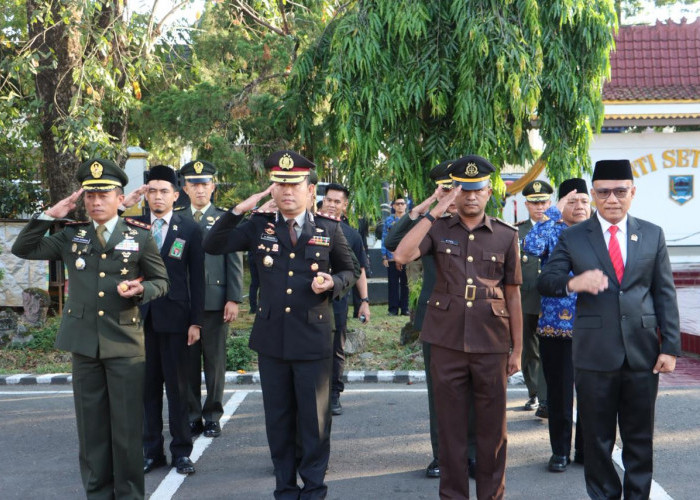 Kapolres Lahat Hadiri Upacara Hari Lahir Pancasila 2026, Perkuat Semangat Persatuan dan Pengabdian Bangsa