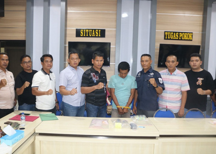 Polres Lahat Terima Pelimpahan Tersangka dan Barang Bukti Kasus Narkotika dari Pomdam II/Sriwijaya