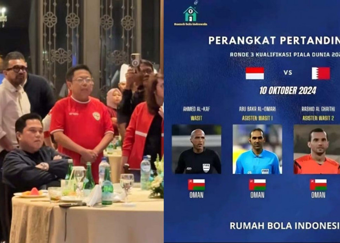 Respon Erick Thohir Hasil Pertandingan, Indonesia vs Bahrain, Kualifikasi Piala Dunia 2026