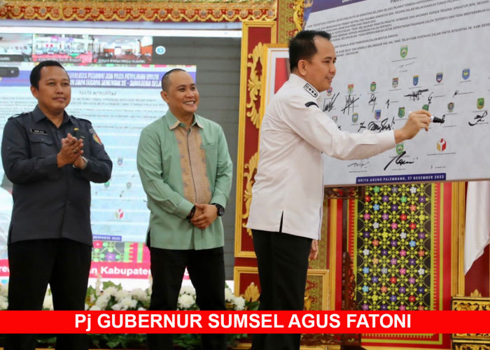 Pj Gubernur Sumsel Agus Fatoni Pimpin Deklarasi Serentak Netralitas ASN Provinsi dan Kabupaten/Kota se-Sumsel