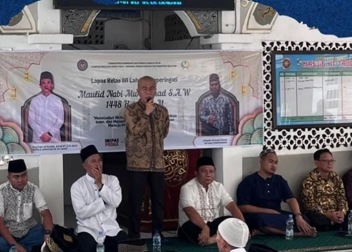 Lapas Lahat Peringati Maulid Nabi Muhammad SAW, Perkuat Pembinaan Keagamaan Warga Binaan