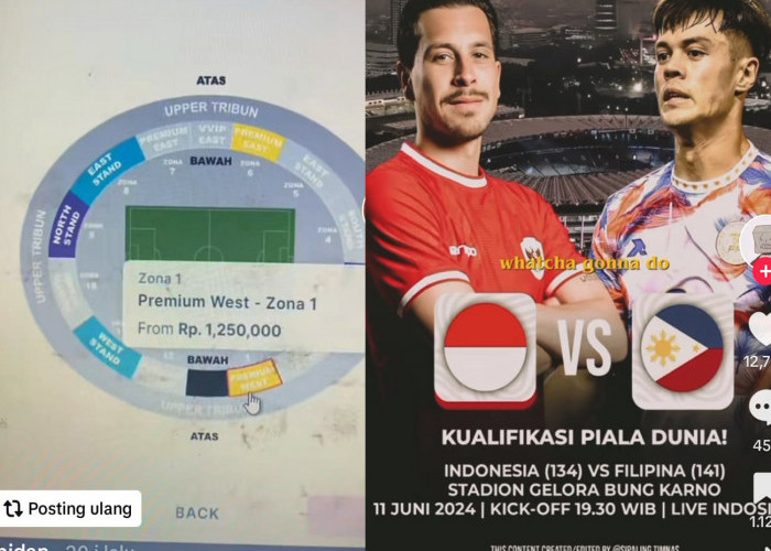 Inilah Harga Tiket Indonesia vs Filipina di Stadion GBK, Tiket Sudah Bisa Pesan, Kualifikasi Piala Dunia 2026