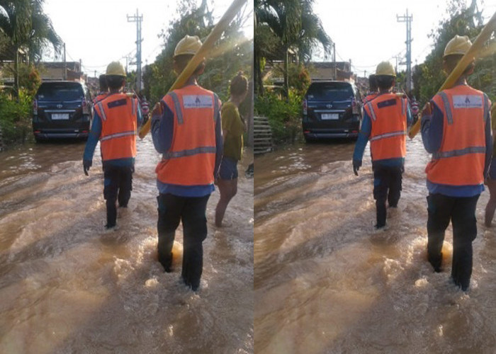 PLN Baturaja Mulai Normalkan Aliran Listrik 9.800 Pelanggan Terdampak Banjir