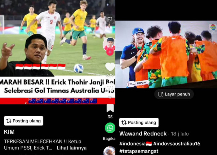 Erick Thohir Tantang Australia Bulan Oktober, Buntut Kekalahan Timnas U-16, Kualifikasi Piala Dunia 2026