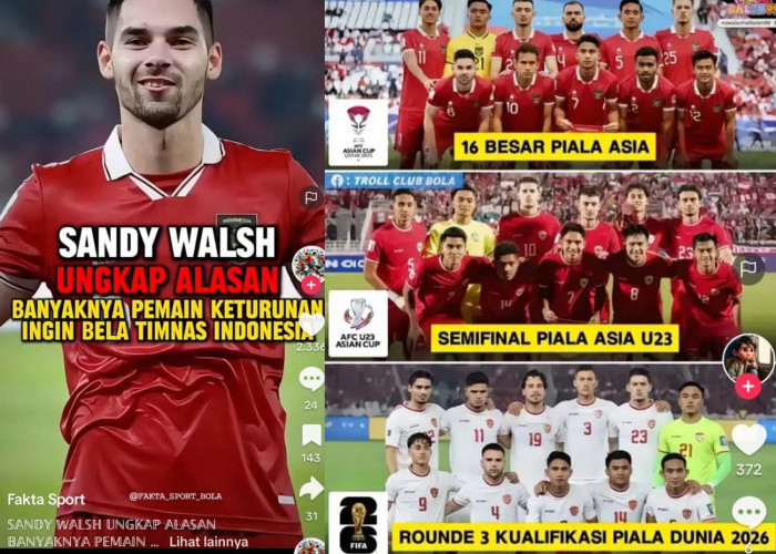 Ungkapan Sandy Walsh, Pemain Keturunan Gabung Indonesia, Kualifikasi Piala Dunia 2026