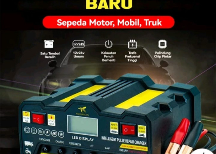 Cara Mengatasi Kendaraan Mogok, Perjalanan Liburan Natal dan Tahun Baru, Alat Charger Baterai Mobil