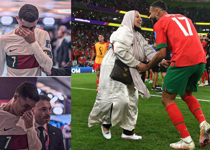 Cristiano Ronaldo Menangis Susul Neymar, Achraf Hakimi Menari nari dengan Ibunya