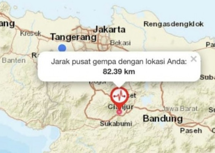 Gempa Tidak Hanya di Cianjur, Berikut Kabupaten/Kota Ikut Kena Gempa