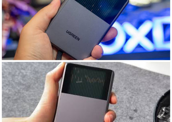 Ugreen Bawa Power Bank 20.000mAh 45W, Kabel USB-C Sudah Menyatu dan Dilengkapi Layar Warna