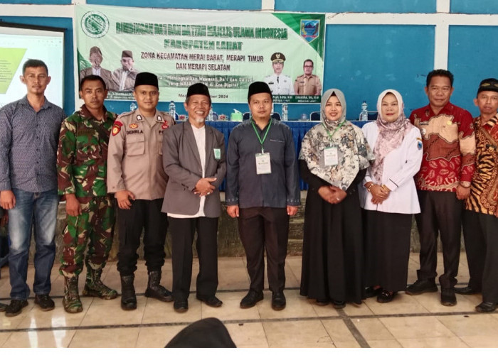 Bimbingan Da’i dan Da’iyah MUI Lahat, Kali ini Zona Merapi, KH Husnuddin Karim Al Hafidz Jelaskan Peran MUI