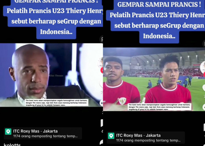 Pelatih Timnas U-23 Prancis Thiery Henry Dukung Kalahkan Guinea, Prancis Satu Grup A Indonesia