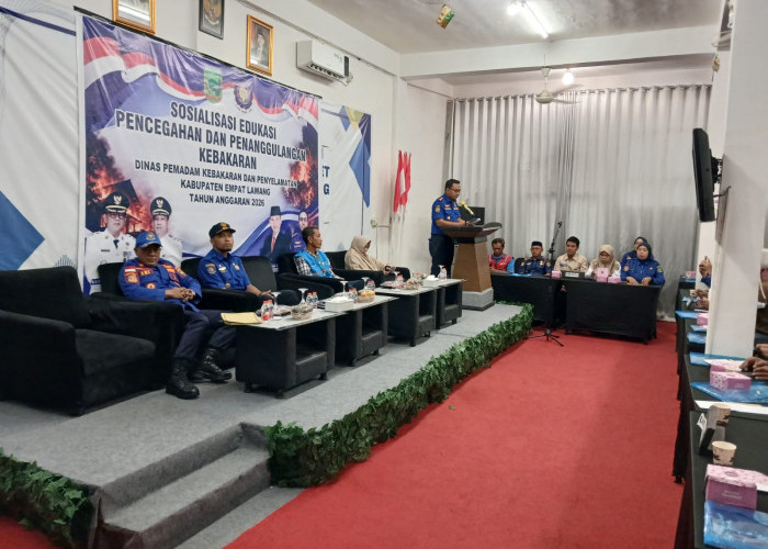 Damkar Empat Lawang Perkuat Budaya Keselamatan Lewat Edukasi Pencegahan Kebakaran