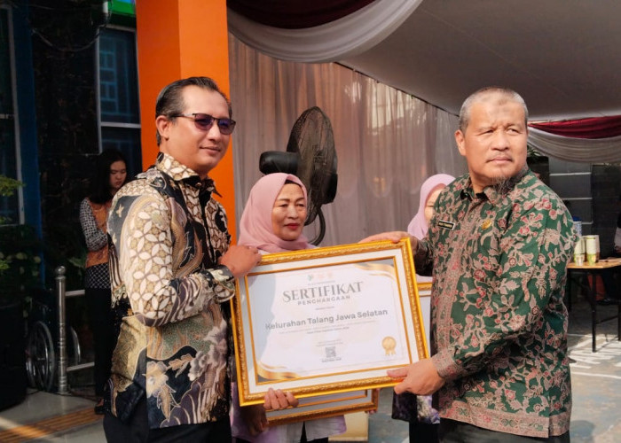 Kelurahan Talang Jawa Selatan Raih Penghargaan BPS dalam Kompetisi Desa Cinta Statistik 2026