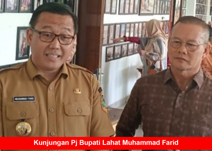 Inilah Perbincangan Pj Bupati Lahat Muhammad Farid dan Mantan Bupati Lahat H Saifudin Aswari Rivai