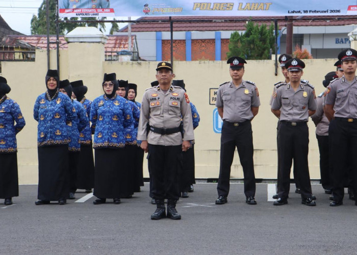 Kapolres Lahat Pimpin Upacara Hari Kesadaran Nasional, Tekankan Profesionalisme dan Integritas