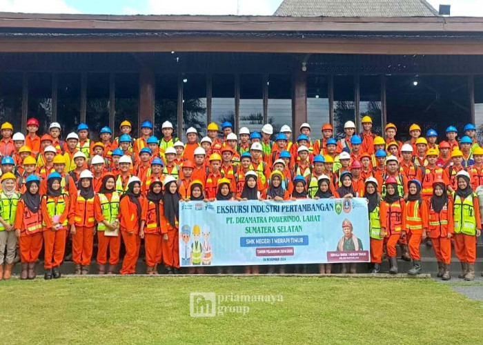 SMKN 1 Merapi Timur Ikuti Studi Ekskursi Di PT Dizamatra Powerindo