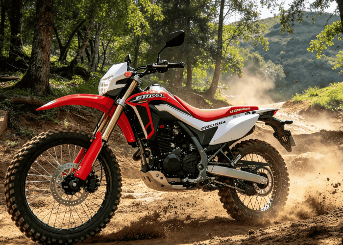 Honda CRF150L Terbaru Andalkan Suspensi Panjang dan Roda Trail, Siap Diajak Menjelajah Beragam Medan