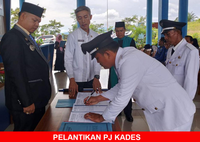 Inilah Nama nama 43 Pjs Kades di Kabupaten Lahat, Camat Pimpin Pelantikan di Wilayah Kerja Masing masing