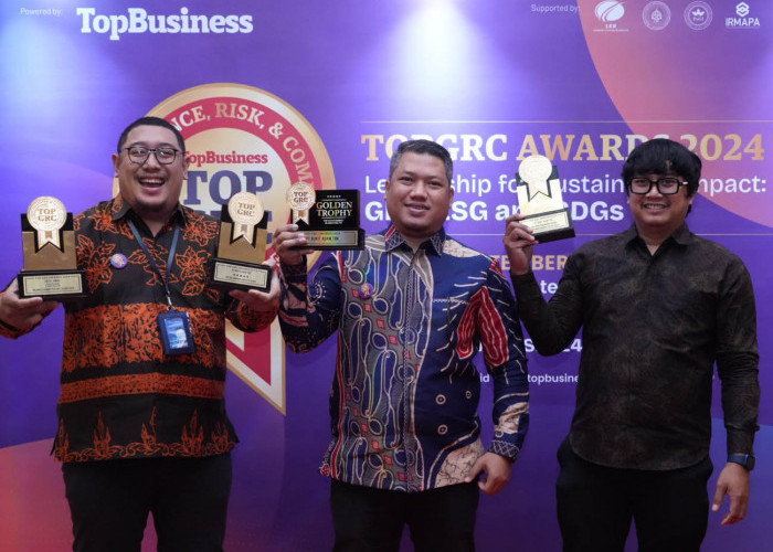 Tata Kelola Terintegrasi Perusahaan Makin Baik, Bukit Asam (PTBA) Raih 4 Penghargaan TOP GRC Awards