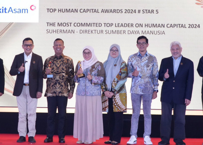 Bukit Asam (PTBA) Sukses Raih Dua Penghargaan di Ajang TOP Human Capital Awards 2024