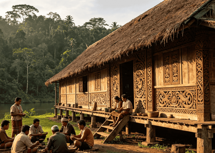 Mengenal Suku Dayak Kalimantan: Keunikan Tradisi, Rumah Panjang, dan Kearifan Menjaga Hutan yang Lestari