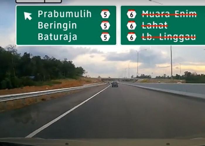 Panjang Jalan Tol Prabumulih-Muara Enim Sudah Ada