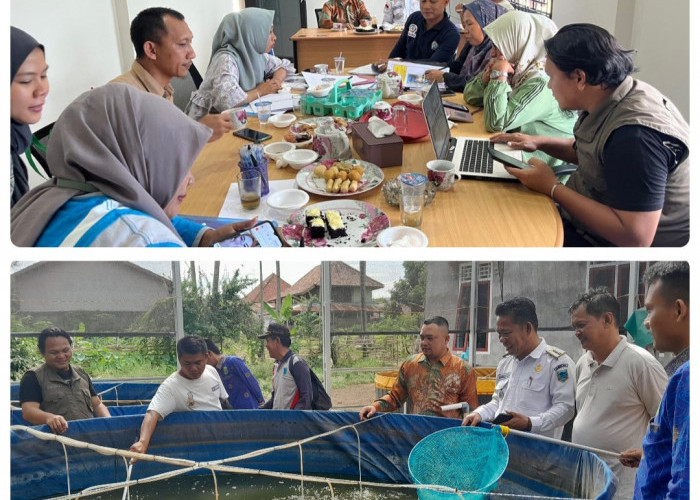 Simak Pesan Camat Merapi Barat Saat Hadir Di Desa Kebur Dalam Monev Dana Desa tahun 2024