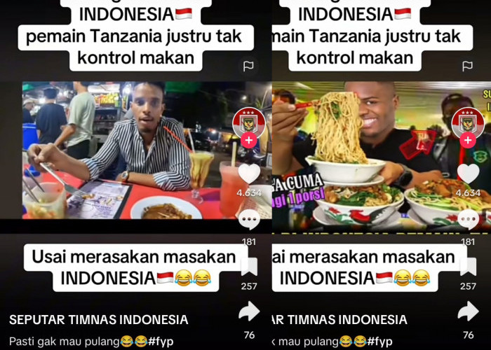Pemain Sepak Bola Tanzania Terkejut, Ketagihan Makanan Indonesia, Tanzania vs Indonesia, Jelang Piala Dunia