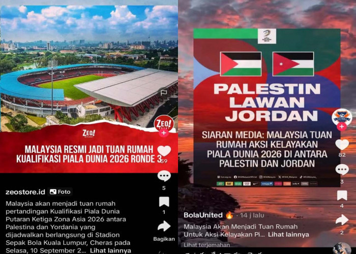 Malaysia Ikut Pildun, Tuan Rumah Palestina vs Jordania, Presiden FAM, Kualifikasi Piala Dunia 2026