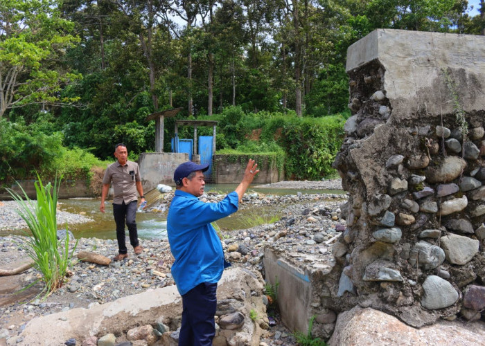 Ini Target Bursah Zarnubi Untuk Perbaiki Irigasi Hancur Di Kikim Selatan, Petani Harus Sejahtera