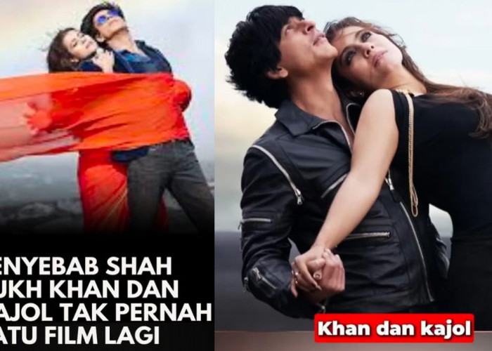 Penyebab Shah Rukh Khan-Kajol, Stop Buat Film Bersama, Tidak Tahan Gosip Asmara, Aktor Bintang Film India