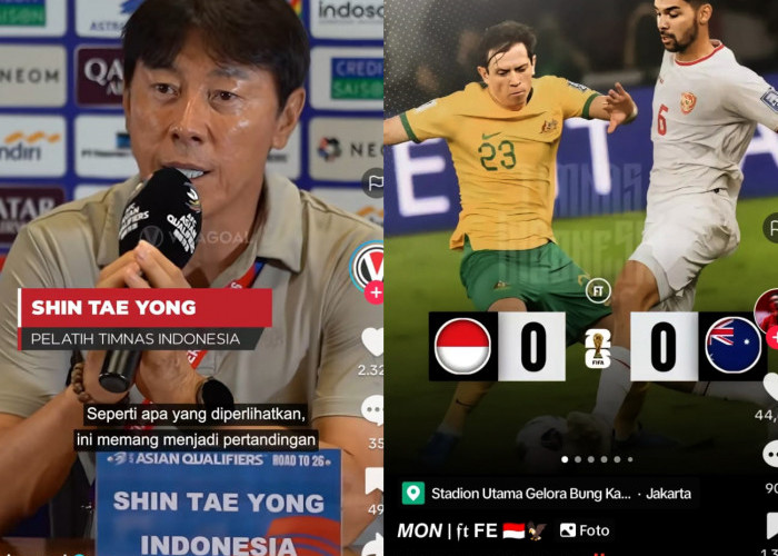 Inilah Hasil Pertandingan, Indonesia vs Australia, Kualifikasi Piala Dunia 2026