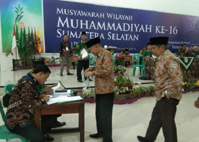 Hasil Muswil Pimpinan Muhammadiyah di Prabumulih, Ridwan Hayatuddin SH MH Raih Suara Tertinggi