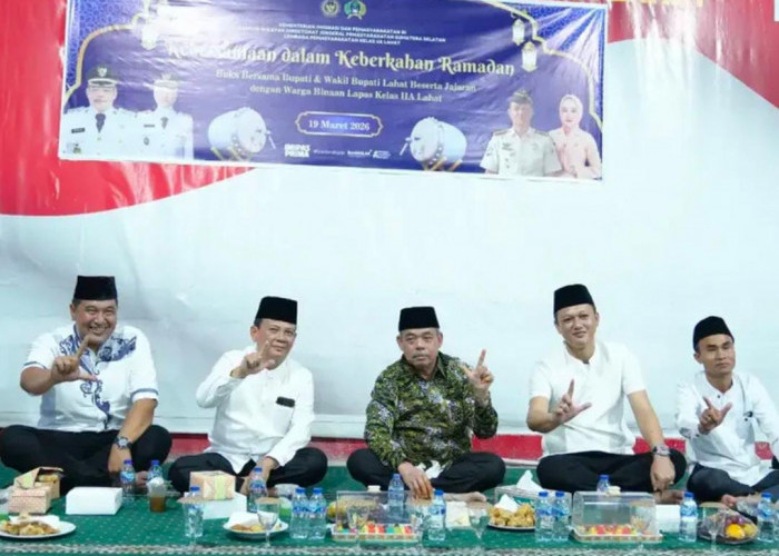 Bupati Bursah Zarnubi Buka Puasa Bersama Warga Binaan Lapas Kelas IIA Lahat 