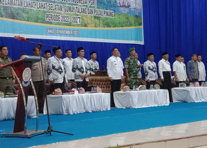 Daftar Pengurus PGRI Lahat, Lahat Selatan, Gumay Talang, dan Pulau Pinang yang Dilantik