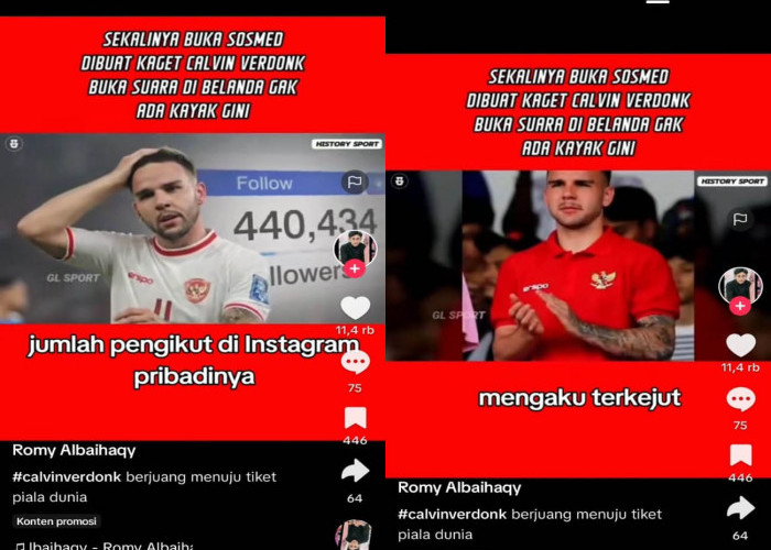 Calvin Verdonk Kaget Usai Bela Indonesia, Jumlah Pengunjung Medsos Bertambah, Kualifikasi Piala Dunia 2026