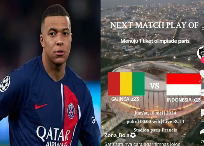 Striker Prancis Kylian Mbappe Saksikan Pertandingan Indonesia vs Guinea di Paris, Penasaran Timnas Garuda Muda