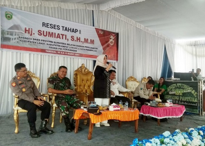 Hj Sumiati SH MM Melaksanakan Kegiatan Reses Tahap 1 di Desa Banjarsari dan Desa Sengkuang Merapi Timur