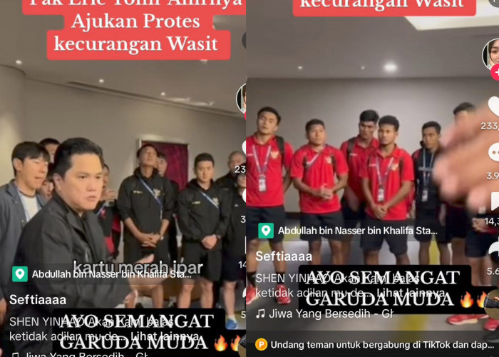 Erick Thohir Tegaskan PSSI Ajukan Protes Kecurangan Wasit Piala Asia U-23 2024 Indonesia vs Uzbekistan