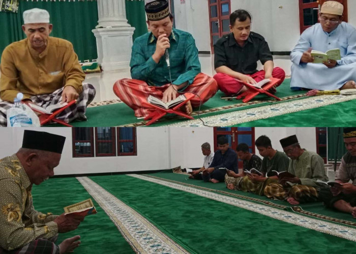 Malam Nisfu Syaban, Jemaah Masjid Nurul Hidayah Tanjung Payang Mengikuti Pembacaan Surat Yasin