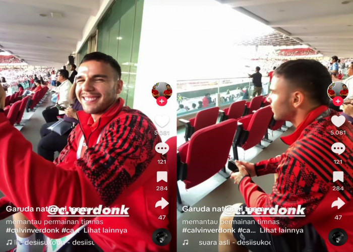 Reaksi Bek Anyar Calvin Verdonk, Saksikan Pertandingan Indonesia vs Irak, Kualifikasi Piala Dunia 2026