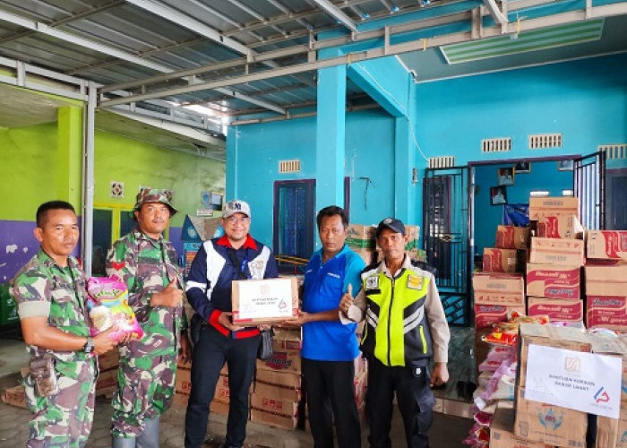 PT Long Daliq Primacoal Salurkan Bantuan Banjir Bandang Kabupaten Lahat 