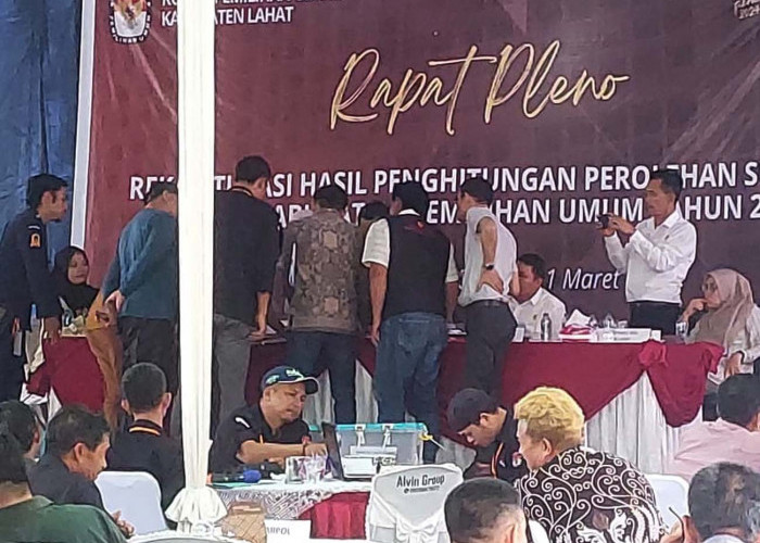Saksi PKB Sampaikan Protes pada Rapat Pleno di KPU Kabupaten Lahat, Ini Masalahnya